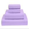 MGPS 100% Giza Egyptian Dreams Cotton, [4 PCs] 25" Extra Deep Pocket Bed Sheet Set, Giza-Cotton-My-Sheets-&-Pillow-Cases, Finest Long Staple, Soft Sateen Weave |Twin, Lilac| view 1