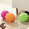 Automatic Rolling Ball Electric Cleaner - Cleaning Robot Mocoro MiniSweeping Robot Cute Automatic Vacuum Cleaner Rolling Cat Ball Toy Microfiber Mop Ball - 4pcs Cleaning Covers view 3