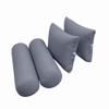 Prolinemax Style 4 - Mattress & Pillow Bolster Cushion for Outdoor Indoor Daybed Porch Swing Bed Knife Edge Twin Size AD001 | Covers ONLY | view 4