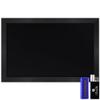 HBCY Creations Rustic Black Magnetic Wall Chalkboard, Extra Large Size 24" x 36", Framed Decorative Chalkboard - Great for Kitchen Decor, Weddings, Restaurant Menus and More! (24" x 36") view 1