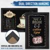 HBCY Creations Rustic Black Magnetic Wall Chalkboard, Extra Large Size 24" x 36", Framed Decorative Chalkboard - Great for Kitchen Decor, Weddings, Restaurant Menus and More! (24" x 36") view 3