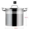 304 Stainless Steel Stock Pot, Household Thickened Soup Pot, for Gas Stove Induction Cooker (5-16L), for 1-8 People (Size : 5L) view 2