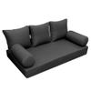 DBM IMPORTS *Cover ONLY*-Style 3 Outdoor Daybed Mattress Bolster Back Pillow Slipcovers Knife Edge Twin-AD003 view 2