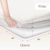 Organic Waterproof Mattress Protector Queen Size - 100% Waterproof Mattress Pad with Quiet & Breathable Triple Layer Protection - Fairtrade & GOTS Certified Durable Machine Washable Design (Queen) view 2