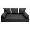 DBM IMPORTS *Cover ONLY*-Style 3 Outdoor Daybed Mattress Bolster Back Pillow Slipcovers Knife Edge Full-AD003 view 1