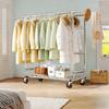 Raybee Clothes Rack Load 630LBS, Heavy Duty Clothes Rack, Rolling Clothing Racks for Hanging Clothes with Wheels, Adjustable & Commercial Garment Rack, 22" D x 75" W x 68" H view 2