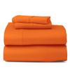 550 Thread Count Sheet Set fits Upto 11-13 Inches Deep Pocket 100% Egyptian Cotton King/Standard Size, Orange Solid (Fitted Sheet, Flat Sheet, Pillow Cases) view 1