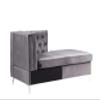 Acme Furniture Jaszira Modular - Chaise in Gray Velvet view 1