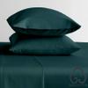 MGPS 100% Giza Egyptian Dreams Cotton, [4 PCs] 25" Extra Deep Pocket Bed Sheet Set, Giza-Cotton-My-Sheets-&-Pillow-Cases, Finest Long Staple, Soft Sateen Weave |Queen, Lake Blue| view 2