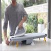 Joseph Joseph Pocket Folding Tabletop Ironing Board with Iron Holder and wall mount, Compact Space-Saving , Grey/Yellow view 3