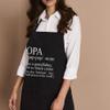 Grandfather Chef Apron Father for Men Women - Mens Opa Grandpa Men Christmas Gift Father's Day From Grandkids T-Shirt Funny Kitchen Aprons - Grill Cook Apron 1 Size Fits All view 2