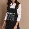 Grandfather Chef Apron Father for Men Women - Granpappy The Man Myth Legend T-Shirt Granpappy Grandpa Gift Funny Kitchen Aprons - Grill Cook Apron 1 Size Fits All view 2