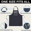 Grandfather Chef Apron Father for Men Women - Granpappy The Man Myth Legend T-Shirt Granpappy Grandpa Gift Funny Kitchen Aprons - Grill Cook Apron 1 Size Fits All view 3