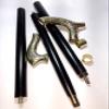 Ganga Nautical Handmade Wooden Folding Walking Stick 36 Inches - Handcrafted Walking Cane with Brass Handle for Old People/Men/Women - Gifts Ideas view 2