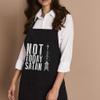 Funny Chef Apron Joke Gag Gift - Not Today Satan Christian Faith Believer Funny Bible T-Shirt Black Kitchen Aprons - Grill Cook Apron 1 Size Fits All view 2