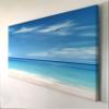 Boca Beach, 48" Wide X 36" Tall Hand Painted Digital Art, Printed with Archival Inks, with UV Protection view 2