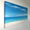 Boca Beach, 48" Wide X 36" Tall Hand Painted Digital Art, Printed with Archival Inks, with UV Protection view 3
