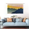 Aurtem Tapestry Wall Hanging Art Work Hand-Woven Dyed Knotted Knitting Cotton Home Decoration 23.6L*19.7H view 1