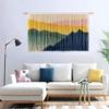 Aurtem Tapestry Wall Hanging Art Work Hand-Woven Dyed Knotted Knitting Cotton Home Decoration 23.6L*19.7H view 2