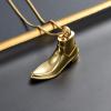 BAOWIQI Cremation Jewelry Shoe Shape Urn Necklace Ashes Keepsake Holder Memorial Urn Necklace Personality Necklace view 4