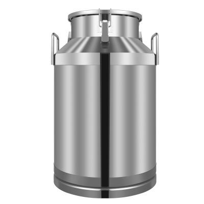 60 Liter 15.85 Gallon Stainless Steel Milk Can, Wine Milk bucket Wine Pail Bucket Milk Can Tote Jug with Silicone Sealed Lid Heavy Duty Oil Barrel Wine Barrel