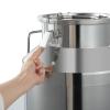 60 Liter 15.85 Gallon Stainless Steel Milk Can, Wine Milk bucket Wine Pail Bucket Milk Can Tote Jug with Silicone Sealed Lid Heavy Duty Oil Barrel Wine Barrel view 4