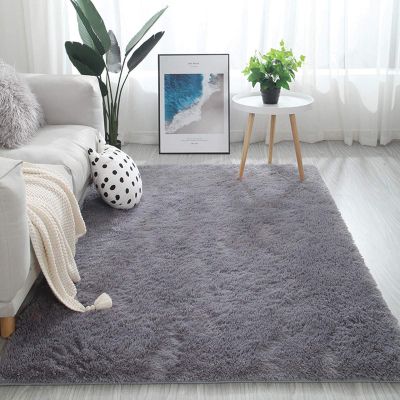 WZDD Luxury Fluffy Area Rugs 63 x 91 inch, Ultra Soft Shaggy Rug Plush Plush Carpet for Bedroom Kids Girls Boys Baby Living Room, Anti-Slip Floor Mat