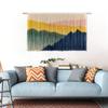 Aurtem Tapestry Wall Hanging Art Work Hand-Woven Dyed Knotted Knitting Cotton Home Decoration 23.6L*35.4H view 1