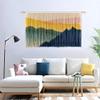Aurtem Tapestry Wall Hanging Art Work Hand-Woven Dyed Knotted Knitting Cotton Home Decoration 23.6L*35.4H view 2