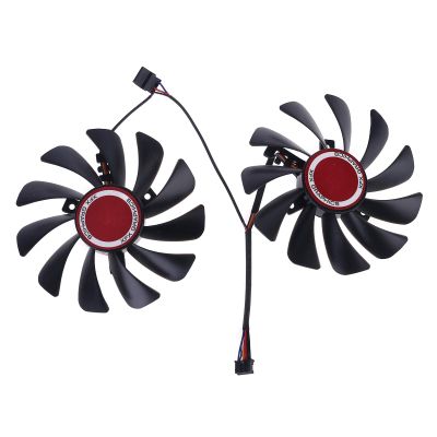 JKPOWER 2pieces 95mm FDC10U12S9-C CF1010U12S Cooler Fan Replace for XFX Radeon RX580 RX590
