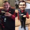 coloves Full Customized Bobblehead Realistic Figurines Art for Dead Family Grandpa/Grandma, Personalized Polymer Clay Figure Bespoke Sculpture for Special Memory Grandparents' Day view 1