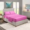 5 Pcs Split Bed Sheet Set + Duvet Cover with Zipper Closure & Corner Ties 100%Cotton 600 TC Split Cal-King Size Sheet Set For Adjustable Bed All Around Fitted Upto 24"DP(6 PC | Radiant Orchid Purple) view 1