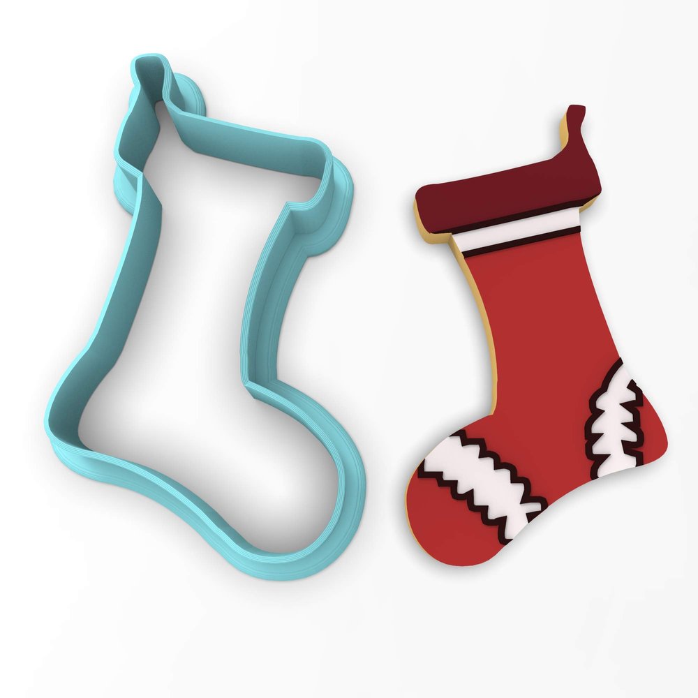 Christmas Stocking Cookie Cutter & Stamp