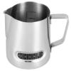 20oz/500ml Milk Frothing Pitcher with with Integrated Thermometer, Stainless Steel Espresso Steaming Pitcher with Measuring Scales for Making Coffee Cappuccino Latte Art view 1