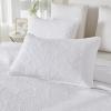 Brandream Luxury Medallion Quilt Bedding Set King Size Cotton Farmhouse Comforter Set Queen Size Bedspread Matelasse Coverlet Set (White) view 4