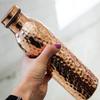 HomeLoft Basics Copper Water Bottle Pure Copper Water Bottle Copper Water Bottle copper drinking water bottle 1L, Set of 3, Brown view 2