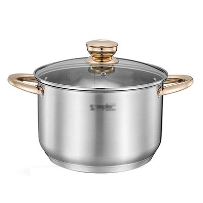 304 Stainless Steel Stock Pot, Household Thick Soup Pot (1.5//3/6/8L), for Gas Stove/induction Cooker (Size : 3L)