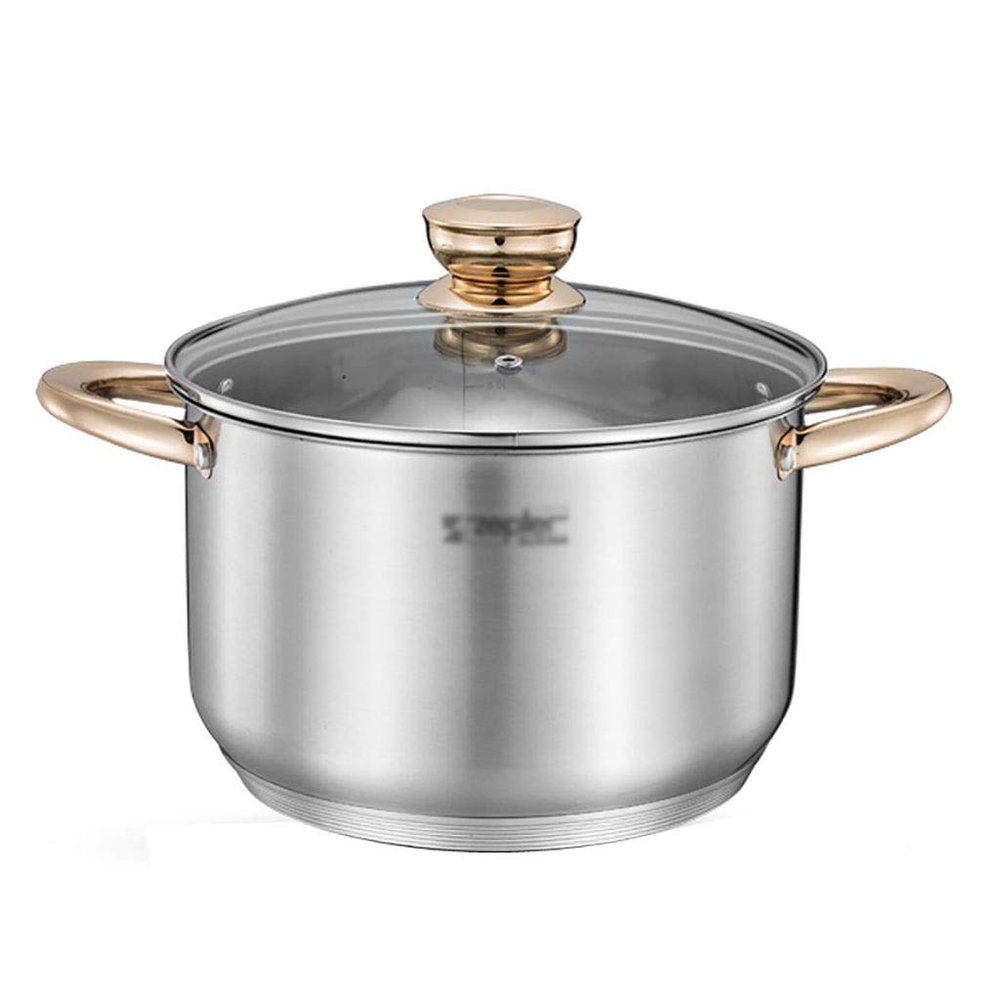 304 Stainless Steel Stock Pot, Household Thick Soup Pot (1.5//3/6/8L), for Gas Stove/induction Cooker (Size : 3L)