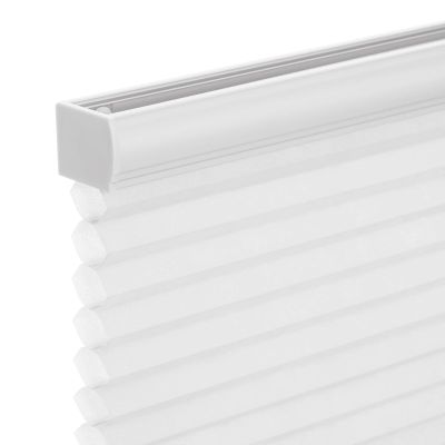 Changshade Cordless Cellular Shades, Light Filtering Honeycomb Shades for Windows, Pull Down Pleated Blinds, Easy to Install for Indoor Windows and French Doors,24" W x 50" H, White