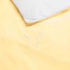 5 Pcs Split Bed Sheet Set + Duvet Cover with Zipper Closure & Corner Ties 100% Combed Cotton 600 TC Split Cal-King Size Sheet Set For Adjustable Bed All Around Fitted Upto 32" DP(6 PC | Vanilla) view 4