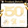 24 PCS 50th Birthday Party Favors 50 Shaped Bottle Openers 50th Birthday Golden Wedding Gifts Souvenirs for Guest, Party Decorations view 3