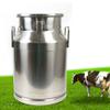 7.9 Gallon Milk Bucket, Stainless Steel Milk Can Wine Pail Bucket Tote Jug Oil Barrel Tea Top Metal Jug, Liter Cans With Sealed Lid Restaurant Canister Silicone Seal view 1
