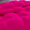 100% Organic Cotton Pinch Pleated Comforter with 2 Pillow,500 GSM Ultra-Soft Goose Down with 4 Corner Tabs Beautiful Pinch Pleat Baffle Box Design,Light Weight Comforter(Cal-King/King-Hot Pink) view 3