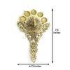 Om Pooja Shop Panchmukhi Mayur Aarti Diya in Brass view 4