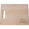 Oma's Kitchen - 11.5 -Inch x 8.75 -Inch Genuine Real Wood Maple Square Cutting Board with Handle view 1