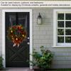 Atyhao Door Hook Christmas Metal Wrought Iron Christmas Garland Wreath Hanger Hook Christmas Decoration Supplies Christmas and Party Decoration Hanging Clothing Towels Wreaths Bags (Black) view 4