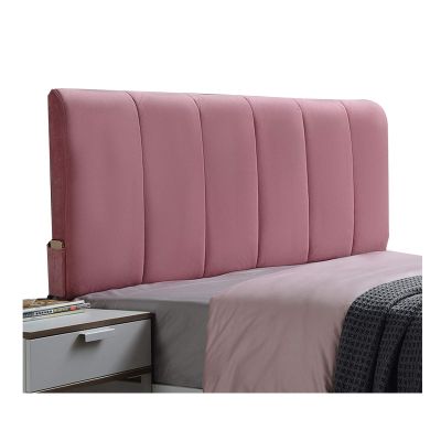 LIANGJUN Double Bed Reading Pillow, Upholstered Bedroom Decoration, Superfine Fiber Removable Washable Cover for Bed Without Headboard, 8 Colors (Color : Pink, Size : 90X60X10CM)
