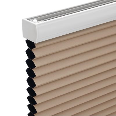 Changshade Cordless Cellular Shades, Blackout Honeycomb Shades for Windows, Pull Down Pleated Blinds, Easy to Install for Indoor Windows and French Doors,36" W x 72" H, Light Brown