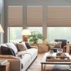 Changshade Cordless Cellular Shades, Blackout Honeycomb Shades for Windows, Pull Down Pleated Blinds, Easy to Install for Indoor Windows and French Doors,36" W x 72" H, Light Brown view 2