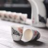9 Pieces Set Jingdezhen Ceramic Wine Pot Wine Glass Set Household Wine Bottle Retro Chinese Court Antique Wine Jug Wineglass -A09 view 4